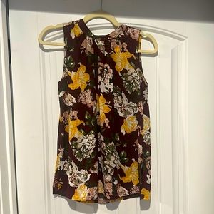 LOFT dressy floral top